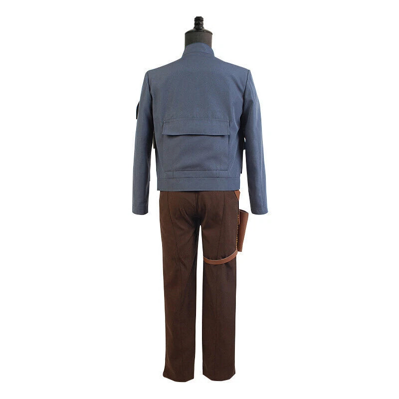 Star Wars Han Solo Cosplay Coat Jacket Pants Holster Party Men Cosplay Costumes 07FC0E-D4 - KOEEK
