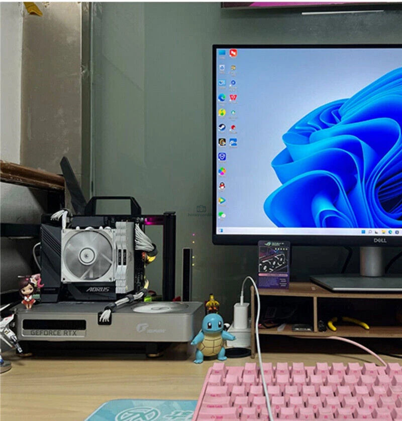 Open Frame ITX PC Case Steel Aluminum Computer Mini Cooling Case SFX Stock! 07FC0E-D4 - KOEEK