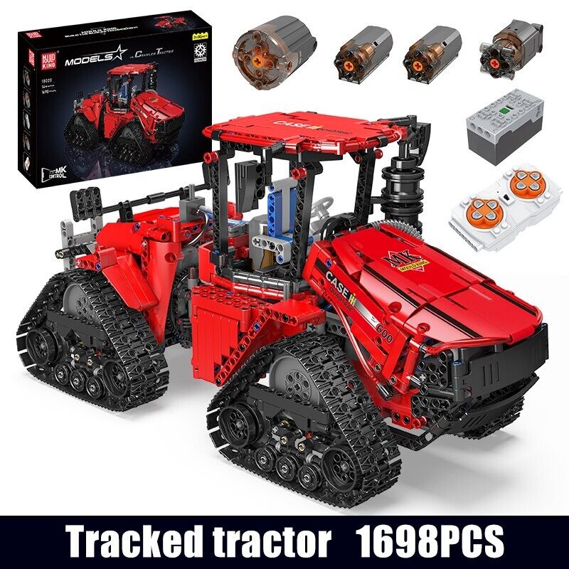 new Mould King 18020 Pneumatic Tracked Tractor Engineering Vehicle Building Block MOULD KING - KOEEK