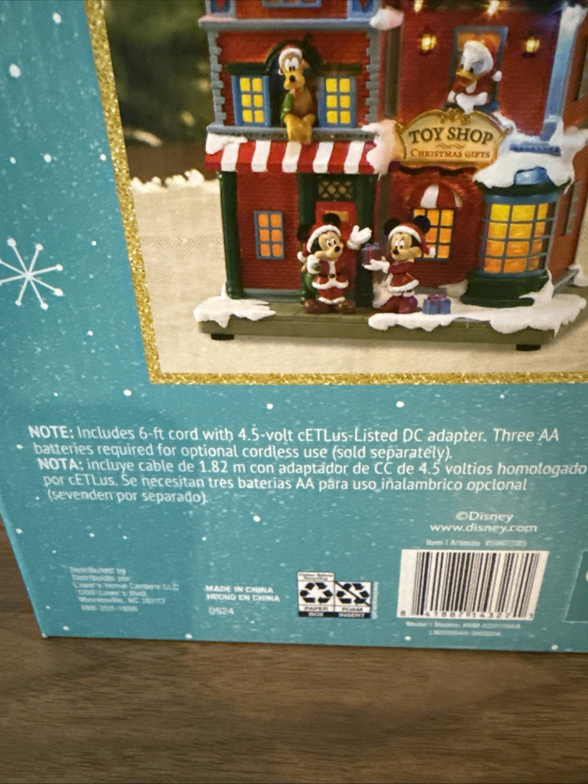 Disney 11.5 " Lighted Musical Animatronic Decoration House MICKEY & MINNIE Lowes DISNEY - KOEEK