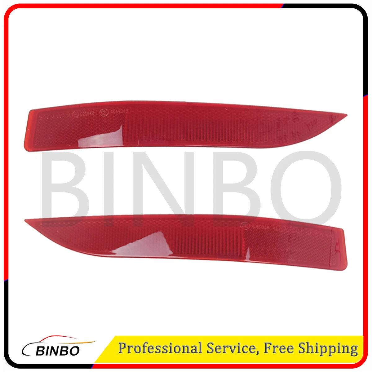 Pair Left + Right Rear Bumper Lamp Reflector For BMW X1 F48 2016 2017 2018 2019 07FC0E-D4 - KOEEK