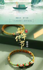 Dragon Boat Festival Five Color Woven Bracelet Handmade Zongzi Gift Women 07FC0E-D4 - KOEEK