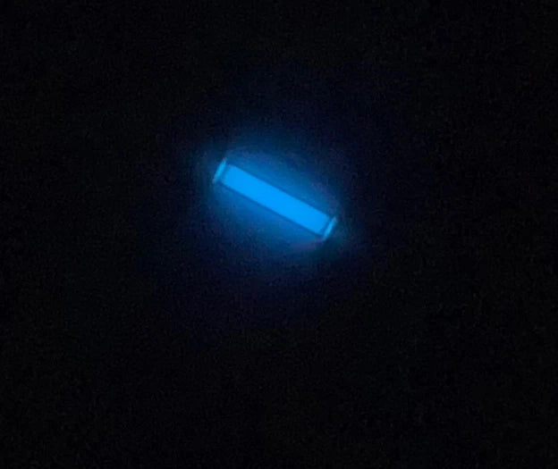 1pcs 1.5x6mm Tube Night Luminous 25 Years Life Tube Singal Lamp Tube EDC Toy 07FC0E-D4 - KOEEK