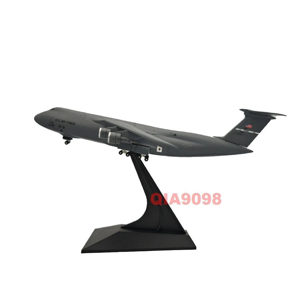 1/400 US Lockheed C-5 Galaxy Transport Aircraft Metal + Plastic Gray Model 07FC0E-D4 - KOEEK