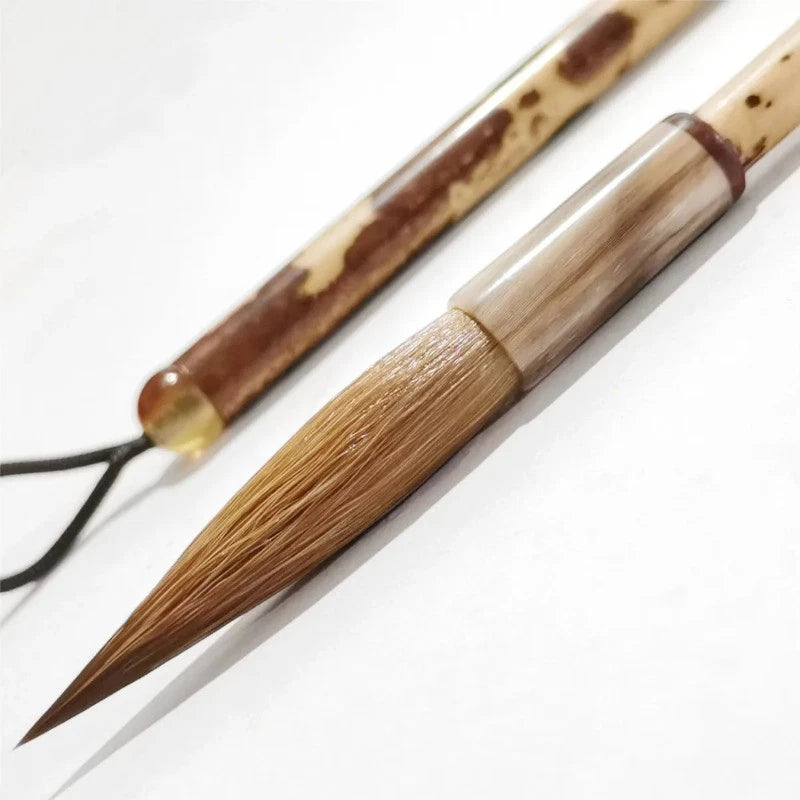 22cm Weasel Hair Handmade Professional Cursive Calligraphy Brush Drawing Pen 07FC0E-D4 - KOEEK