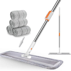 Microfiber Mop 32 inch Flat Mop Commercial Mop Large Wide Mop 07FC0E-D4 - KOEEK