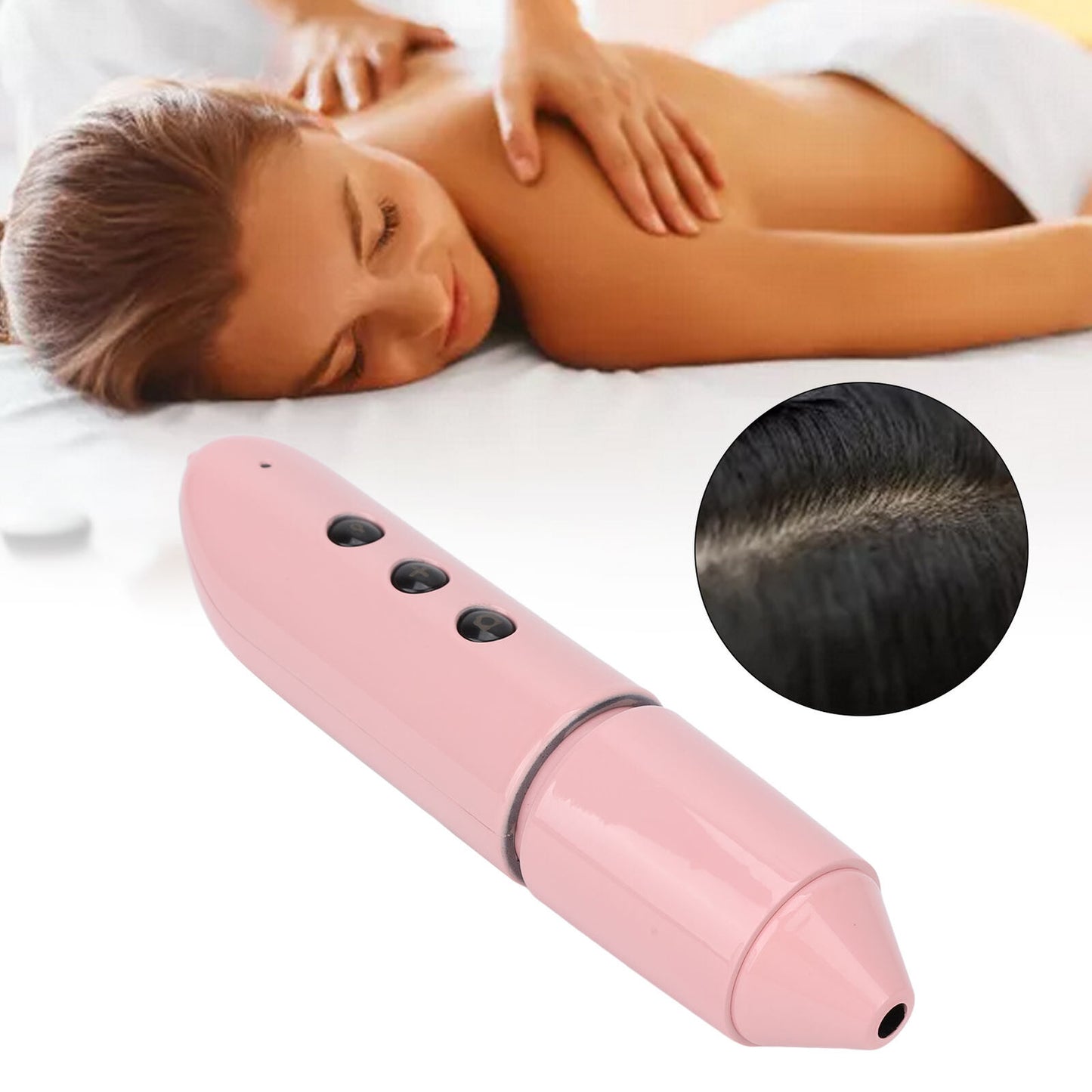 new Hair Detector Scalp Skin 2MP Camera 100x WIFI Facial Tester Pink For Analyse