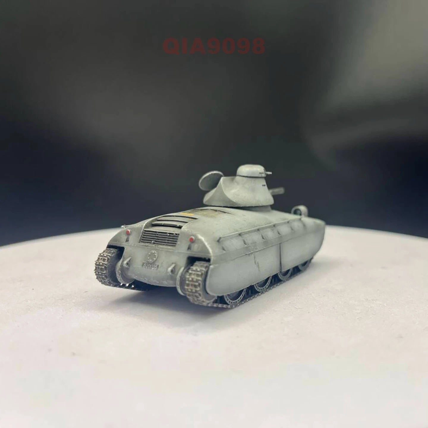 1:72 Scale French AMX40 Cavalry Tank 3 Replaceable Turrets Gray Resin Model 07FC0E-D4 - KOEEK