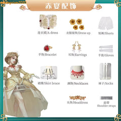 Cosplay Identity V Bloody Queen Mary Cosplay Costume Women Girl Dress White 07FC0E-D4 - KOEEK