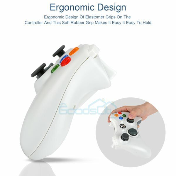 ny 2024 Wireless Game Controller Gamepad for Microsoft XBOX 360 &amp; PC WIN 7 8 10