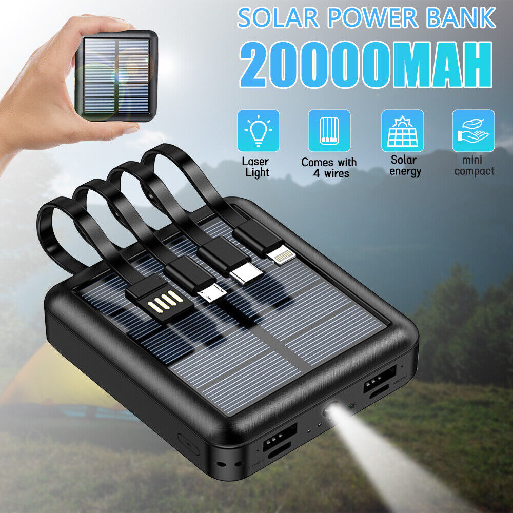 ny 30000mAh Portatil Cargador De Bateria 2 USB 66W Para Celulares nettbrett Telefonos