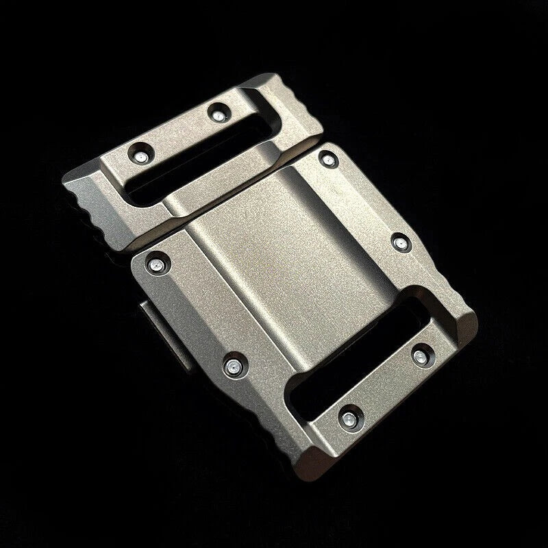 1PC Titanium Tactical Waist Lead Universal Quick Strip Mountaineering Outer Belt 07FC0E-D4 - KOEEK