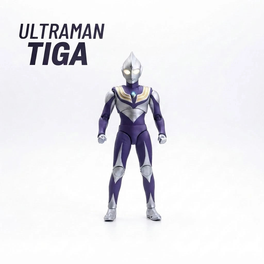 ZDToys Ultraman Tiga Action Figure 8" Articulated Collectible Model Toy 07FC0E-D4 - KOEEK