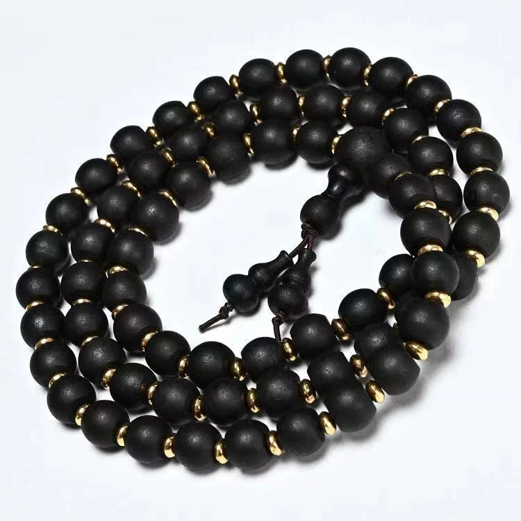 Vietnamese Agarwood Bead Bracelet 10mm Old Material Water Sink Agarwood 07FC0E-D4 - KOEEK