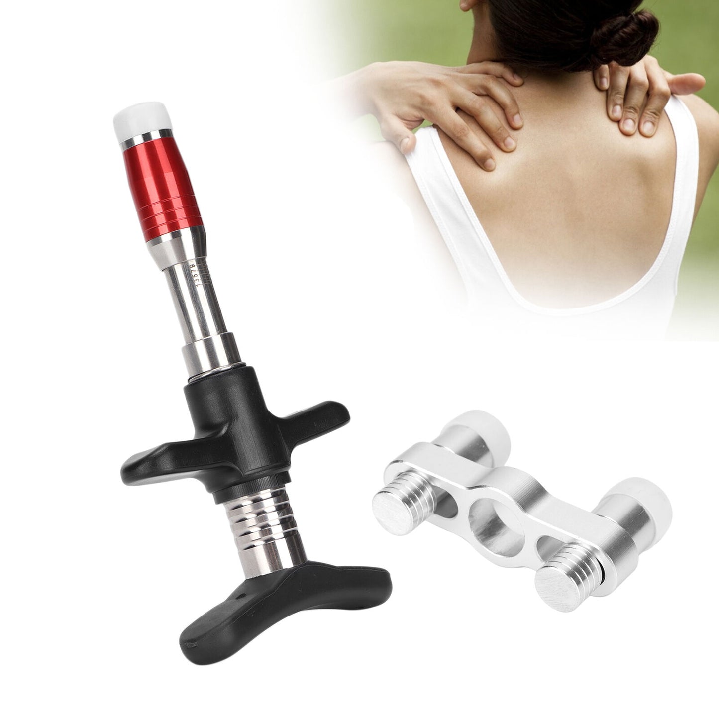 new Spinal Massager Single Head 10 Levels Spine Correction Spine Massage() HGF koeek - KOEEK