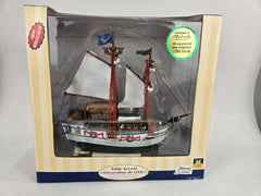 2005 Lemax Village Golden Eagle Schooner Boat Ship 54378CV Lighted Table Accent LEMAX - KOEEK