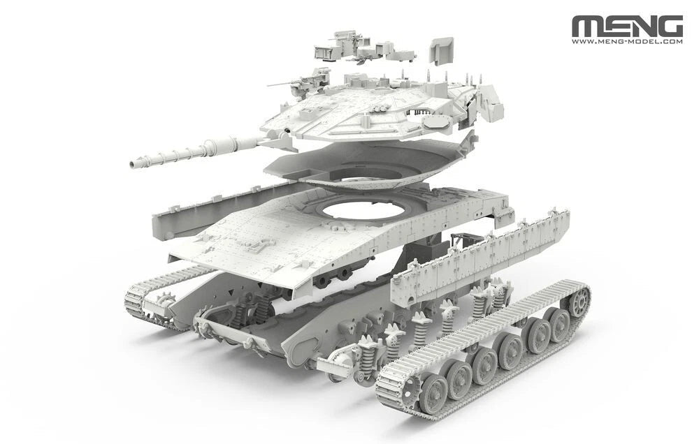 MENG 72-006 1/72 Israeli MBT Merkava Mk.4M w/Trophy Active Protection System MENG - KOEEK