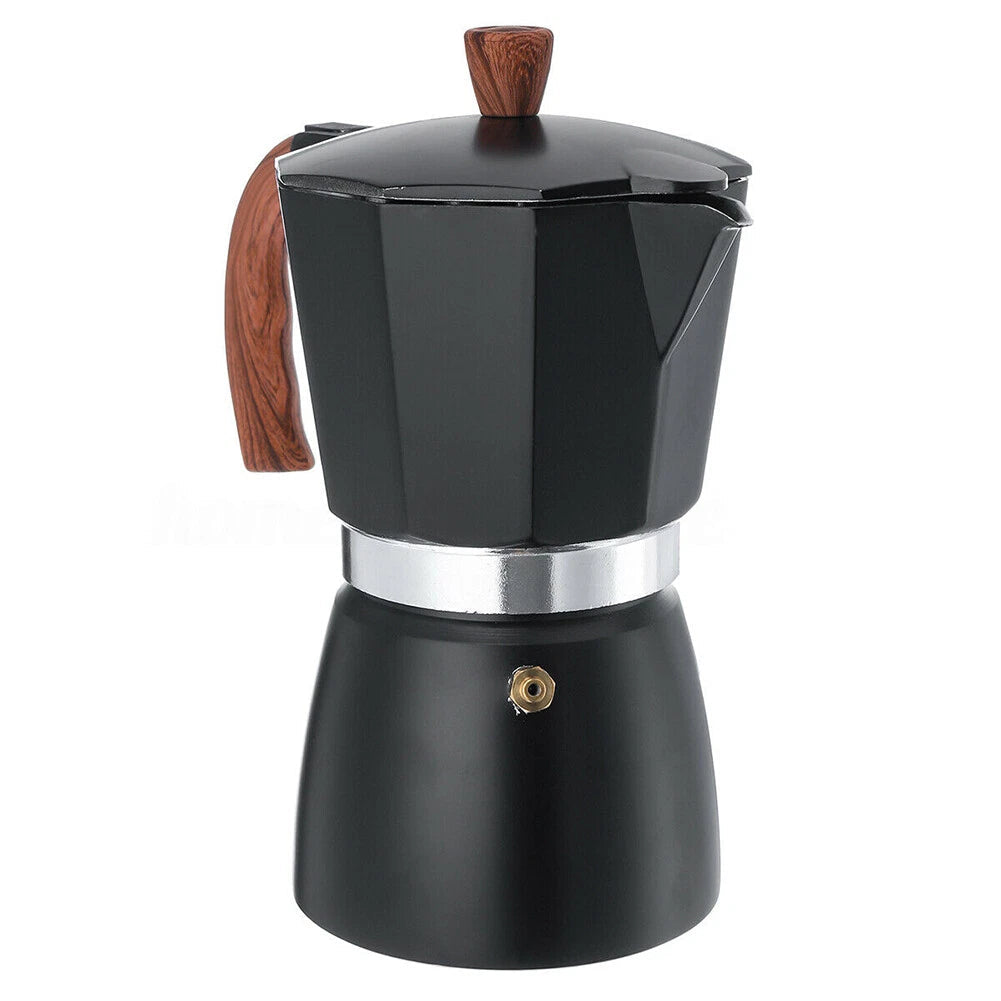 Coffee Espresso Maker Aluminum Stovetop Mocha Moka Percolator Pot Kettle 6 Cups 07FC0E-D4 - KOEEK