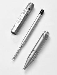 Titanium Alloy Pocket Ballpoint Pen Office Signature Pen Student Stationery 07FC0E-D4 - KOEEK