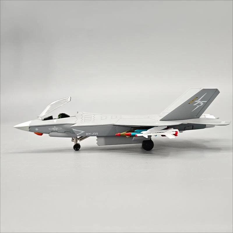 1/100 PLA J-35A  Fighter Alloy Diecast Finished Model 07FC0E-D4 - KOEEK