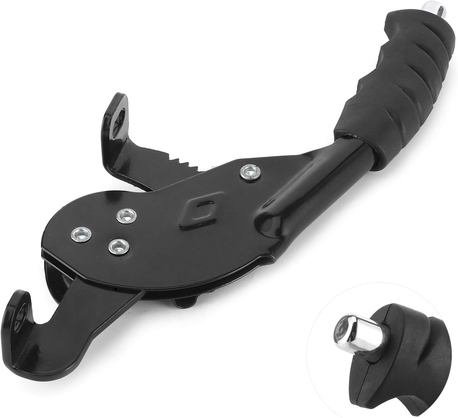 new Motorcycle Brake Pump Lever,Universal Handle Front normal, Black+Silver