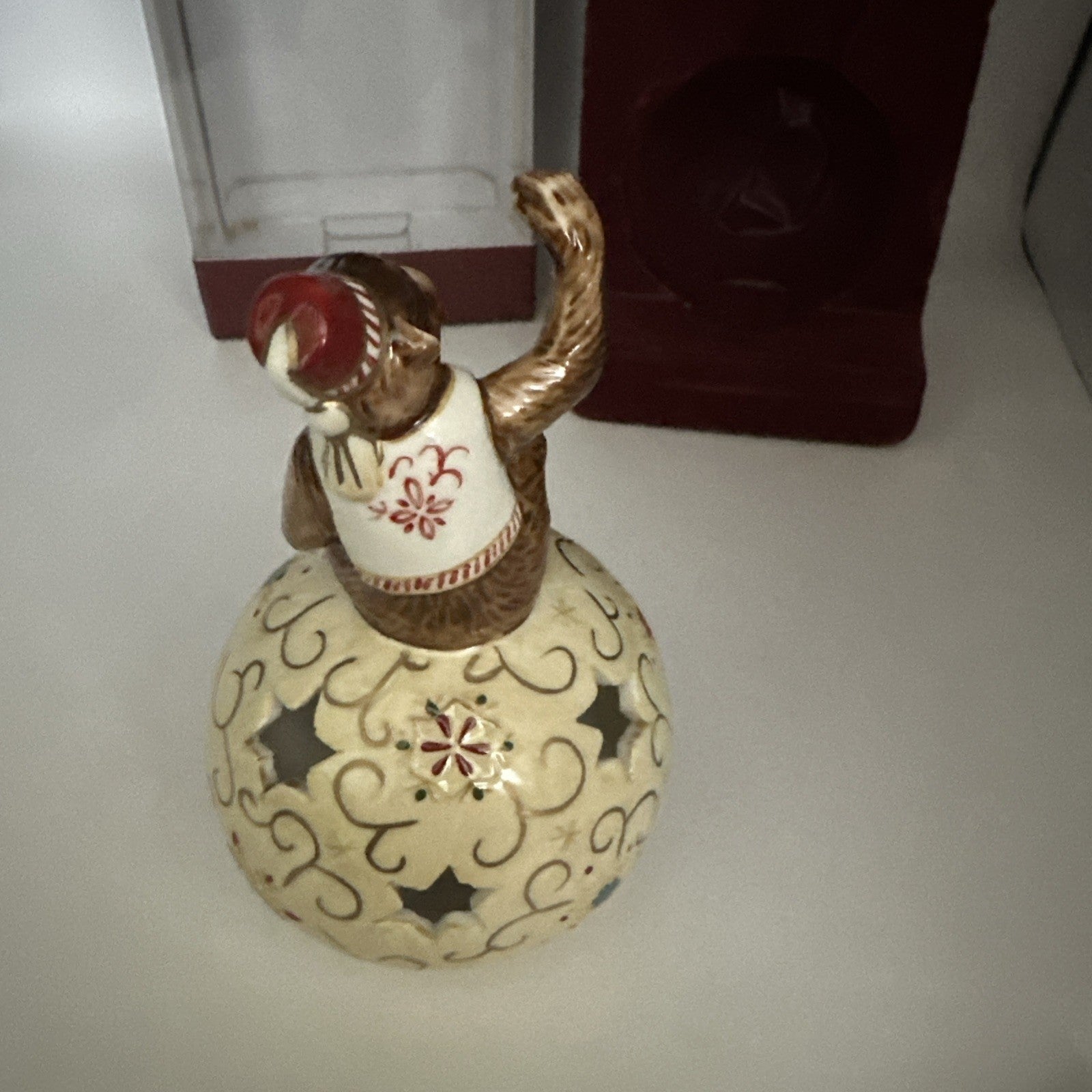 Villeroy & Boch Christmas Circus Monkey Ornament, Tea Light Holder VILLEROY & BOCH - KOEEK