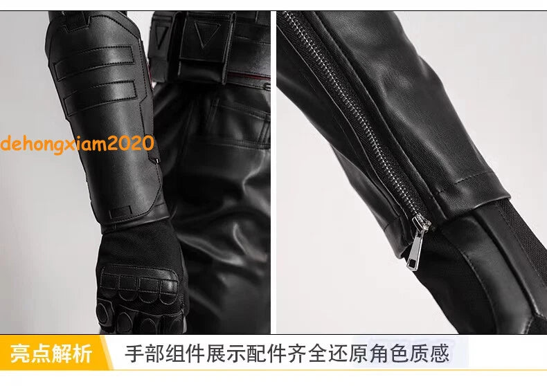 Deadpool 3 Blade Cosplay Costume Outfits Men Vest Pants Shoes Full Set Halloween 07FC0E-D4 - KOEEK