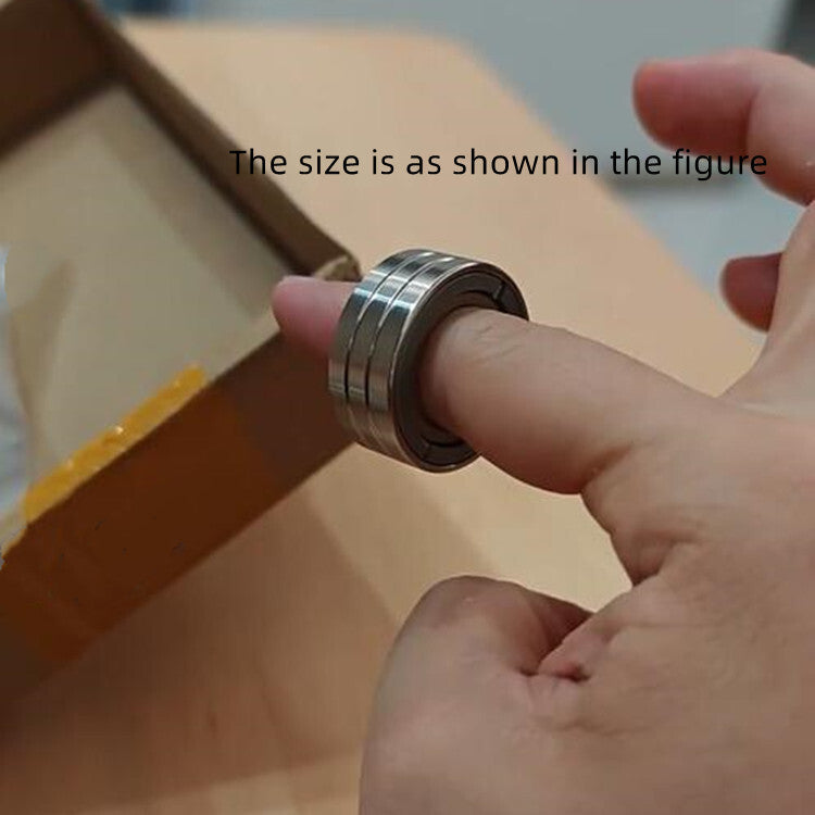 Mechanic Ring Fidget Slider Haptic Clicker EDC Toys Stress Relief Anti Anxiety 07FC0E-D4 - KOEEK