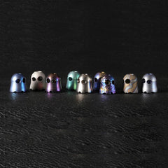 Titanium Alloy EDC Bead Ghost Lanyard Keychain Bead DIY Pendant Necklace Beads 07FC0E-D4 - KOEEK