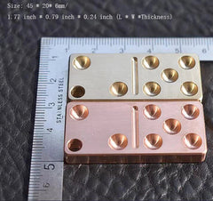 Brass/Copper Small Pendant EDC Portable Creative Chain Pendant Ornamen Adult Toy 07FC0E-D4 - KOEEK
