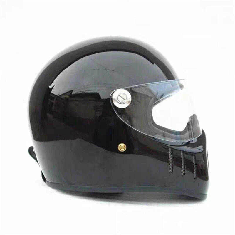 Full Face Vintage Helmet Lightweigh Anti-fog Glasses Motorcycle Helmet 07FC0E-D4 - KOEEK