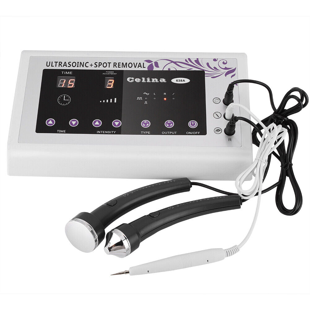 ny Ultrasonic Beauty Instrument Spots Mole Removal Pen Anti-Aging EU Plug 220V