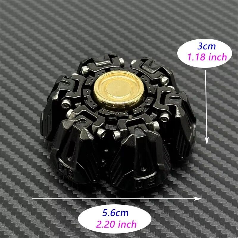 Novel Open Armor UFO Hand Spinner EDC Metal Fidget Spinner Stress Relief 07FC0E-D4 - KOEEK