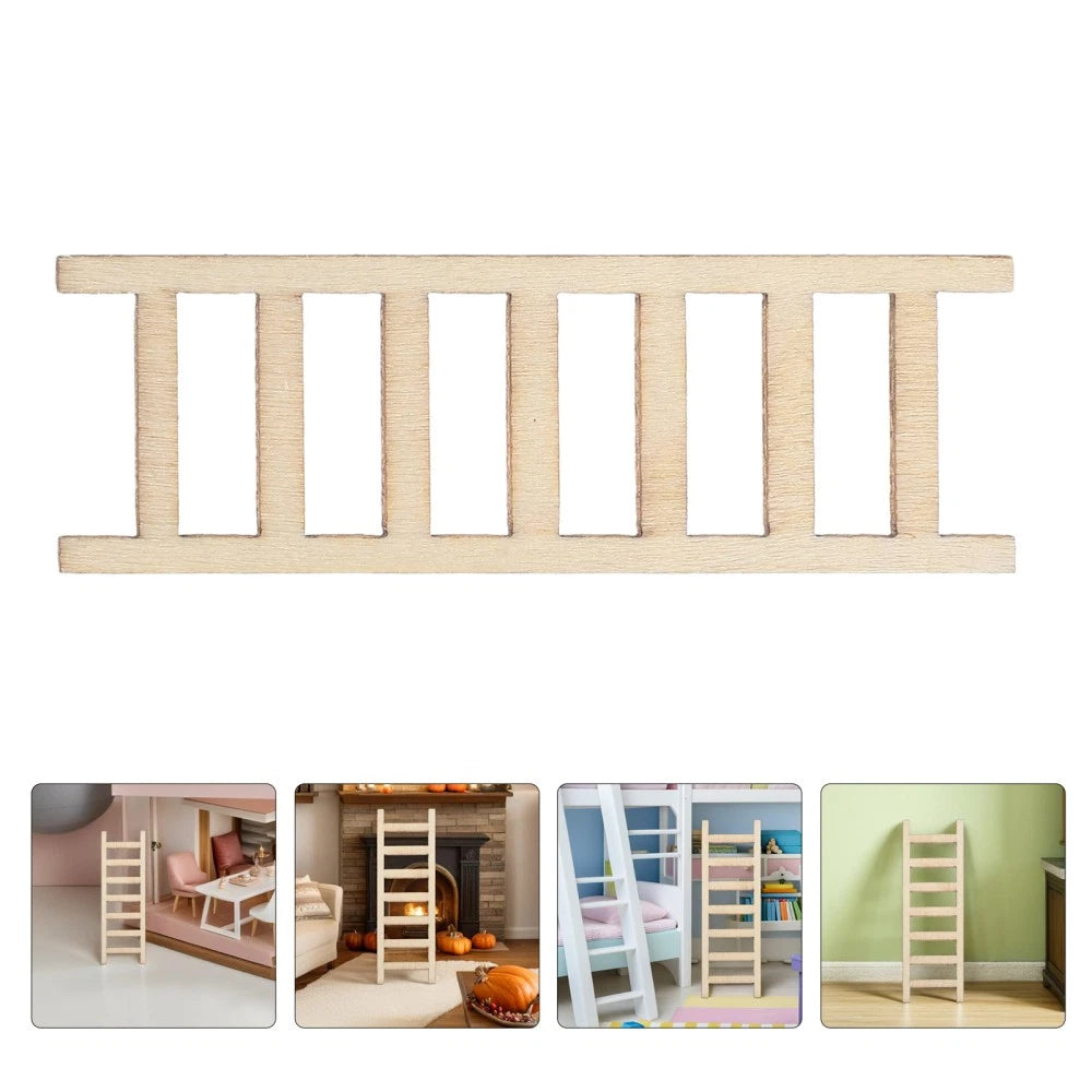 50pcs Mini Ladder Model: Micro Ladders Tiny Figurine Desktop Ornament For Doll 07FC0E-D4 - KOEEK