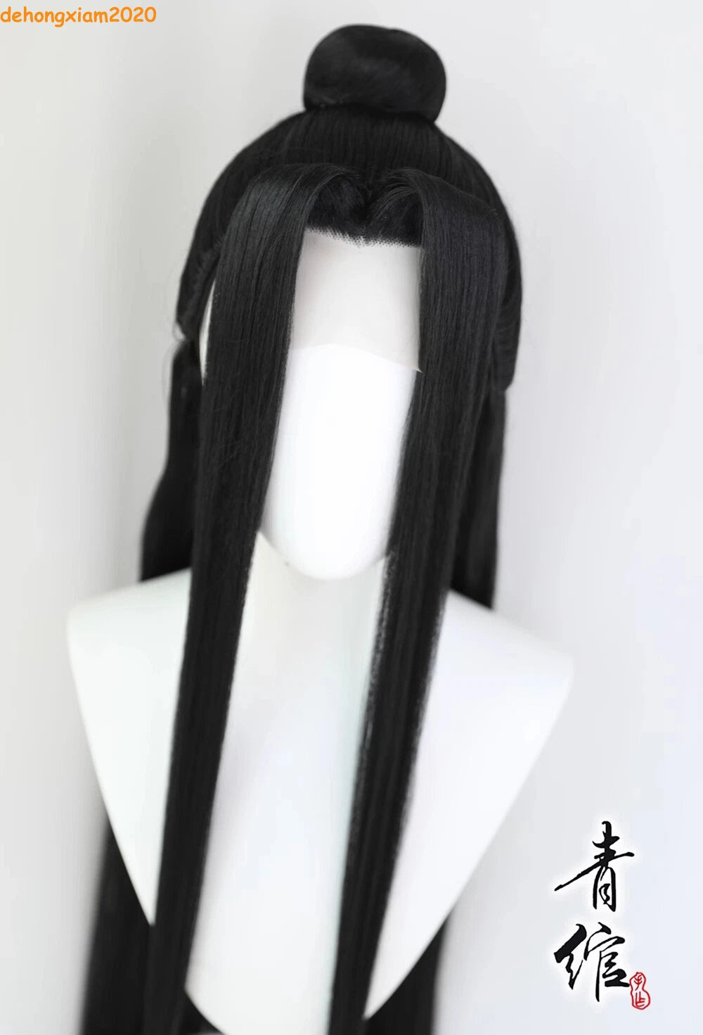 Mo Dao Zu Shi 魔道祖师Grand master of Demonic Cosplay Wig Lan Wangji Black Long Hair 07FC0E-D4 - KOEEK