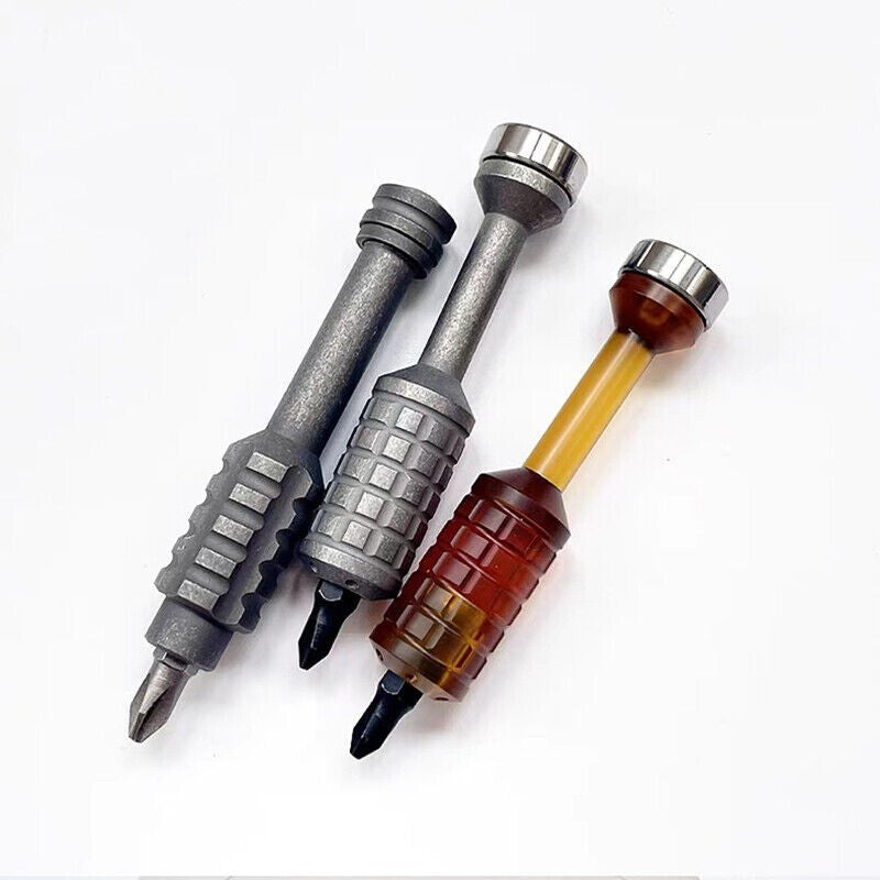 Titanium Alloy PEI Tool for 1/4" Screwdriver Head w/ Stress Relieve Toy EDC Tool 07FC0E-D4 - KOEEK