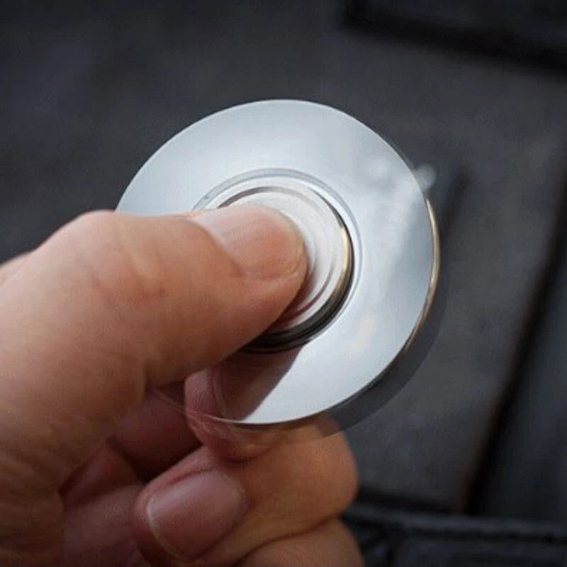 Mini Stainless Steel Fidget Spinner EDC Metal Hand Spinner Fidget Toys ADHD Tool 07FC0E-D4 - KOEEK