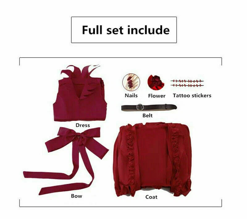 Identity V Hunter Cosplay Marie Game Around Women Girl's Dress Outfit Costume 07FC0E-D4 - KOEEK
