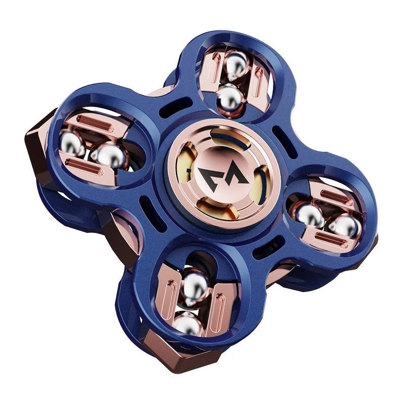 Stylish Rotating Linkage EDC Hand Spinner Alloy Fidget Spinner Office Gadgets 07FC0E-D4 - KOEEK