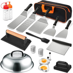 18PCS Griddle Accessories Kit, Flat Top Grill Accessories Set for Blackstone 07FC0E-D4 - KOEEK