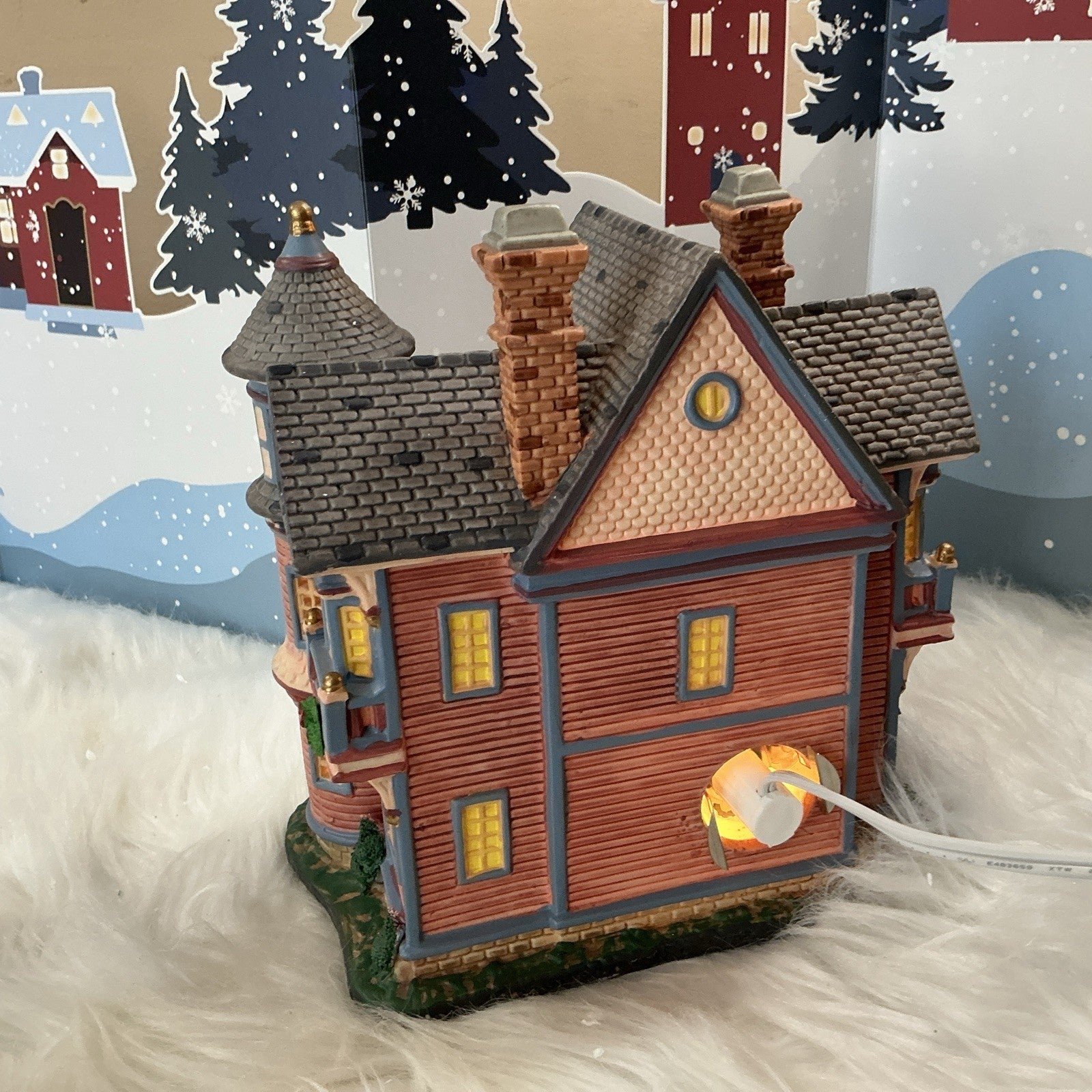 LEMAX Carole Towne Collection 2006 ELLSWORTH MANOR w/ LIGHT IN  BOX LEMAX - KOEEK