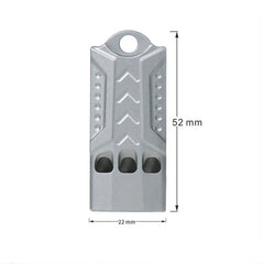Titanium Keychain 3 Holes Safety Whistle Outdoor Survival Pocket Whistle EDC 07FC0E-D4 - KOEEK