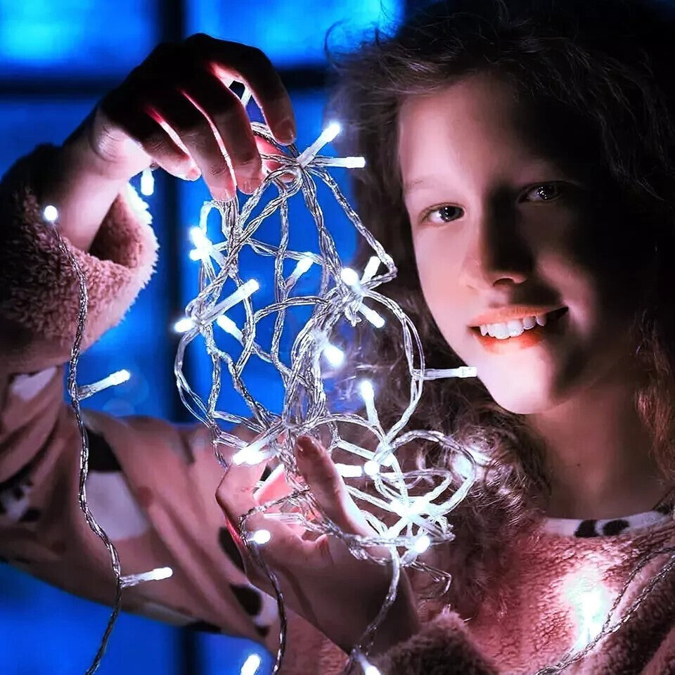 13~130ft Curtain Icicle Lights Wedding Party LED Fairy Christmas Indoor Outdoor 07FC0E-D4 - KOEEK