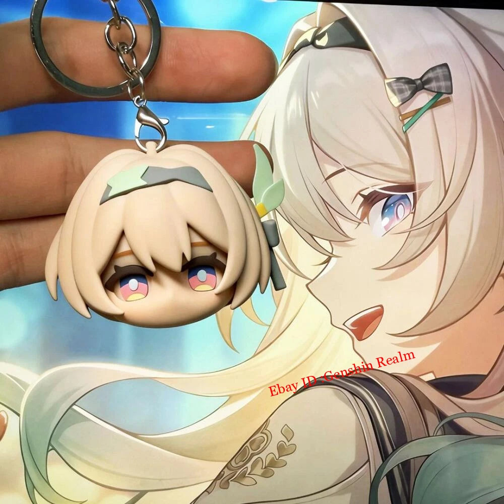 Anime Honkai: Star Rail Firefly PVC Keychain Backpack Pendant Decor Gift 07FC0E-D4 - KOEEK