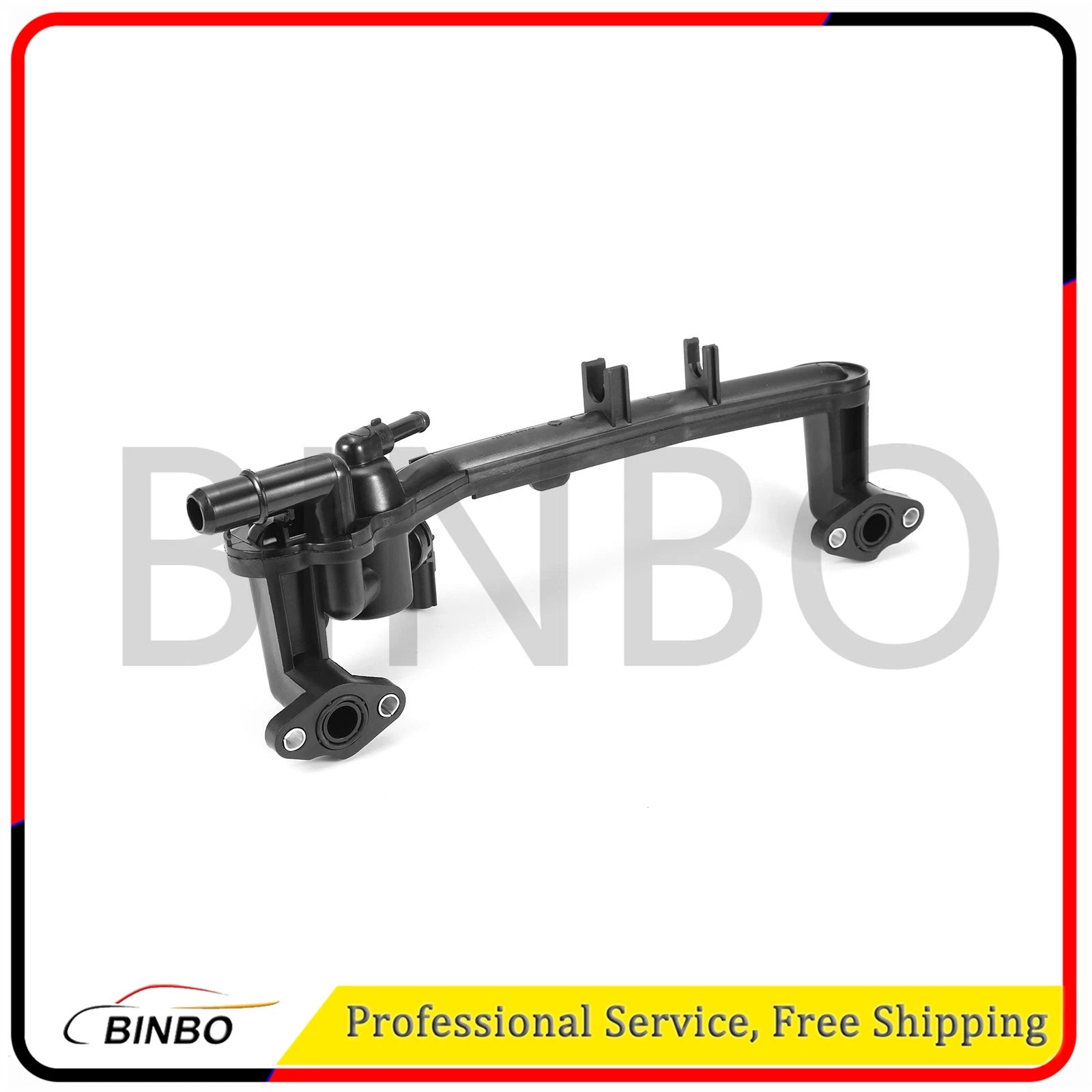Coolant Flange Outlet Pipe with Temp Sensor LR018273for Land Rover LR4 RR Sport 07FC0E-D4 - KOEEK