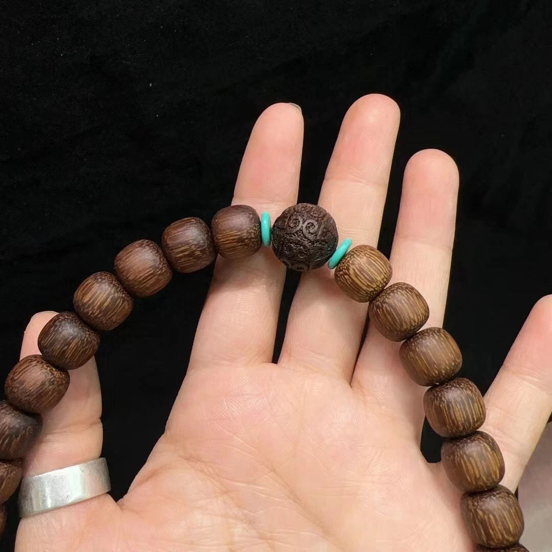 Vietnamese agarwood Tara handheld size 11 * 12MM bracelet bracelet hand 07FC0E-D4 - KOEEK