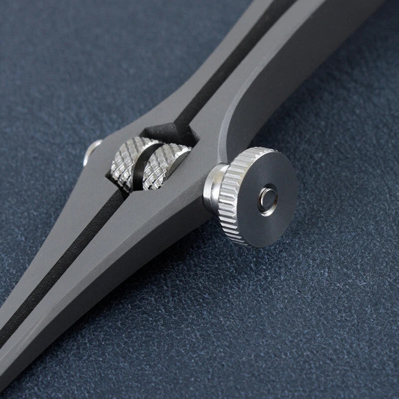 Spacing Adjustable Leather Craft Pricking Irons Stitching Lacing Punching Chisel 07FC0E-D4 - KOEEK