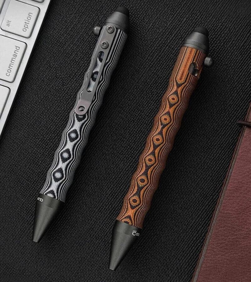 G10 Aluminum Alloy Ballpoint Pen with Stylus Tip Touch Screen EDC Writing Pen 07FC0E-D4 - KOEEK