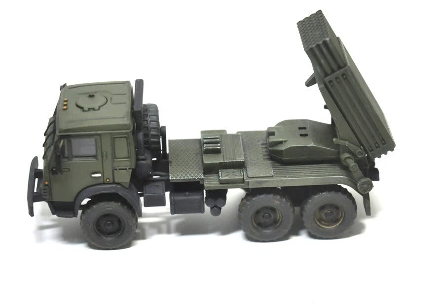 1/72Russian KAMAZ-5350 MUSTANG with BM-21"Grad"Hail RocketLauncherAssembly Model 07FC0E-D4 - KOEEK