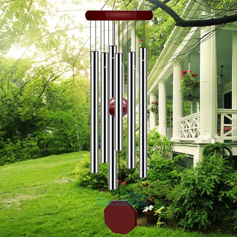 ny 31,5 tommer stor dyb resonans sindsro Metalklokke Wind Chime Udendørs Indendørs Decor